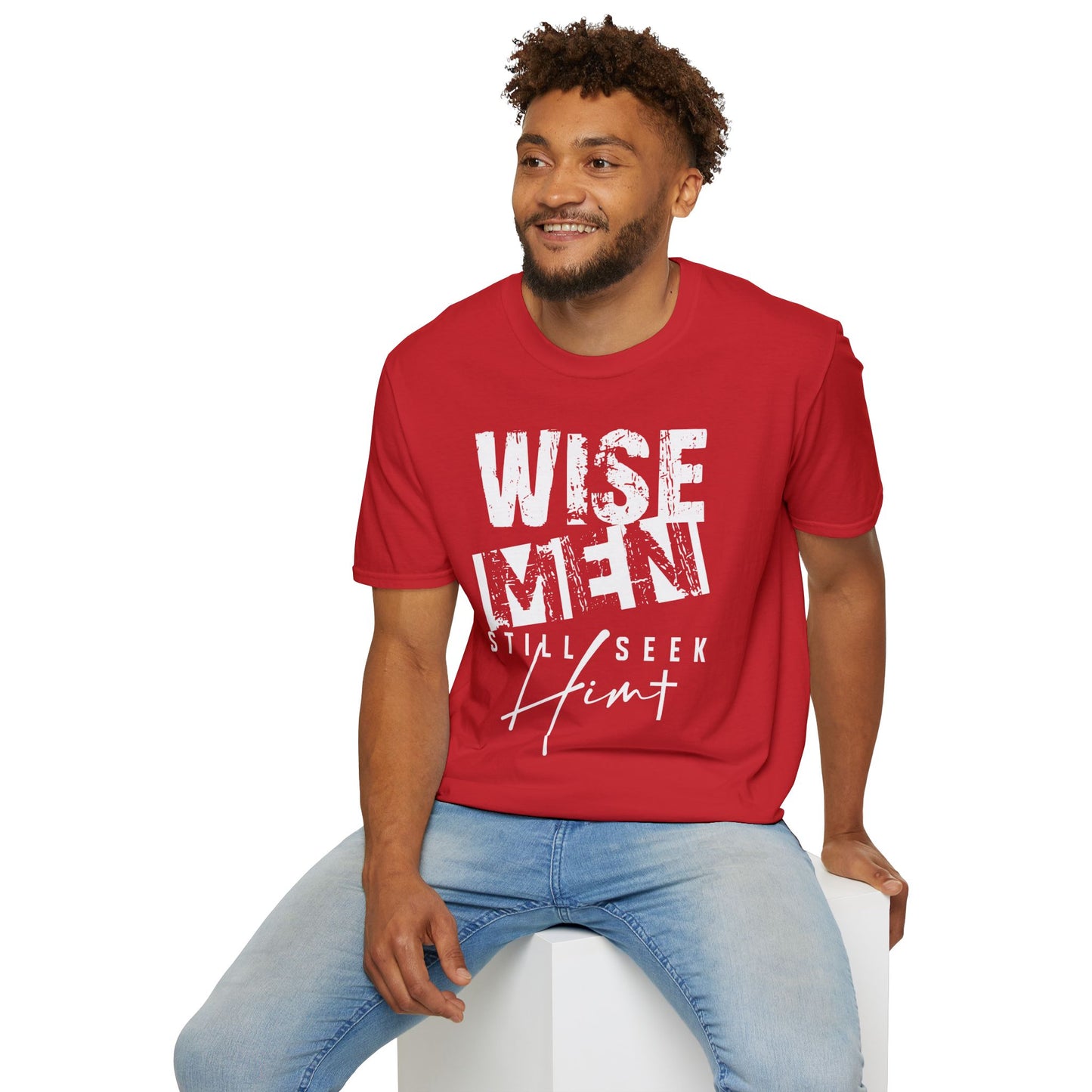 Wise Men Still Seek Him T-Shirt — Religious Christmas Christian Faith Tee