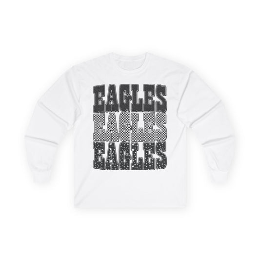 Eagles Repeating Retro Long Sleeve Tee