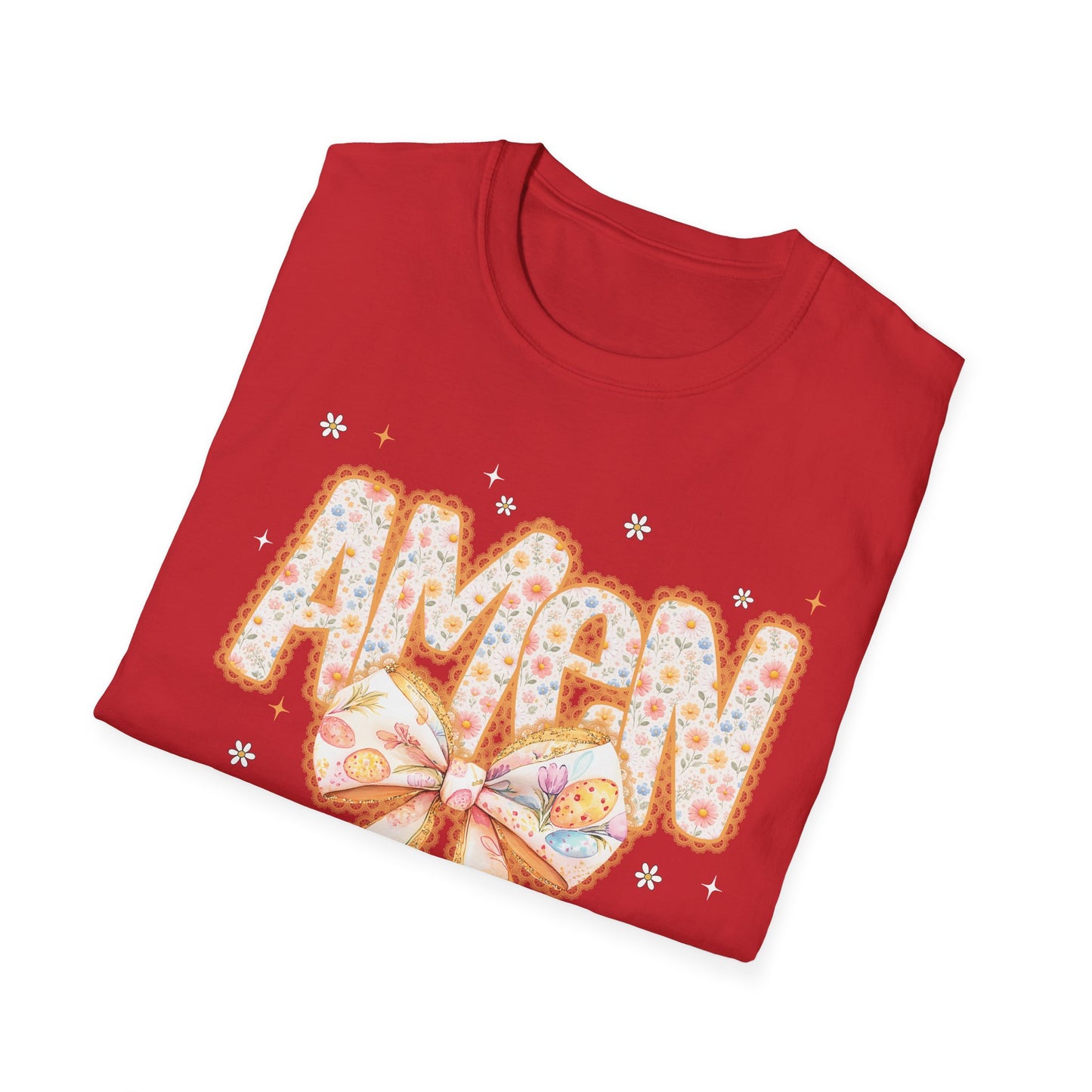 Floral Bow 'AMEN' Mother's Day Tee