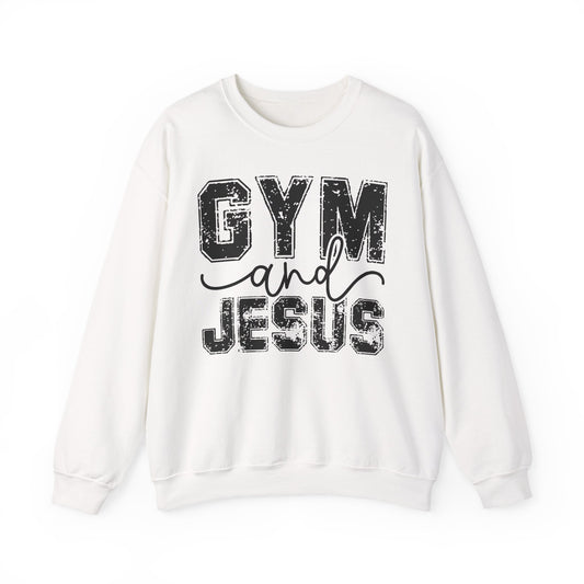 Gym and Jesus Sweatshirt — Faith & Fitness Crewneck