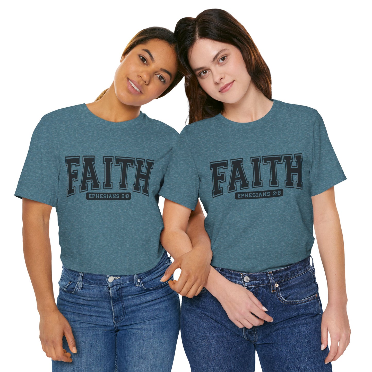 Faith Ephesians 2:8 T-Shirt — Christian Scripture Tee