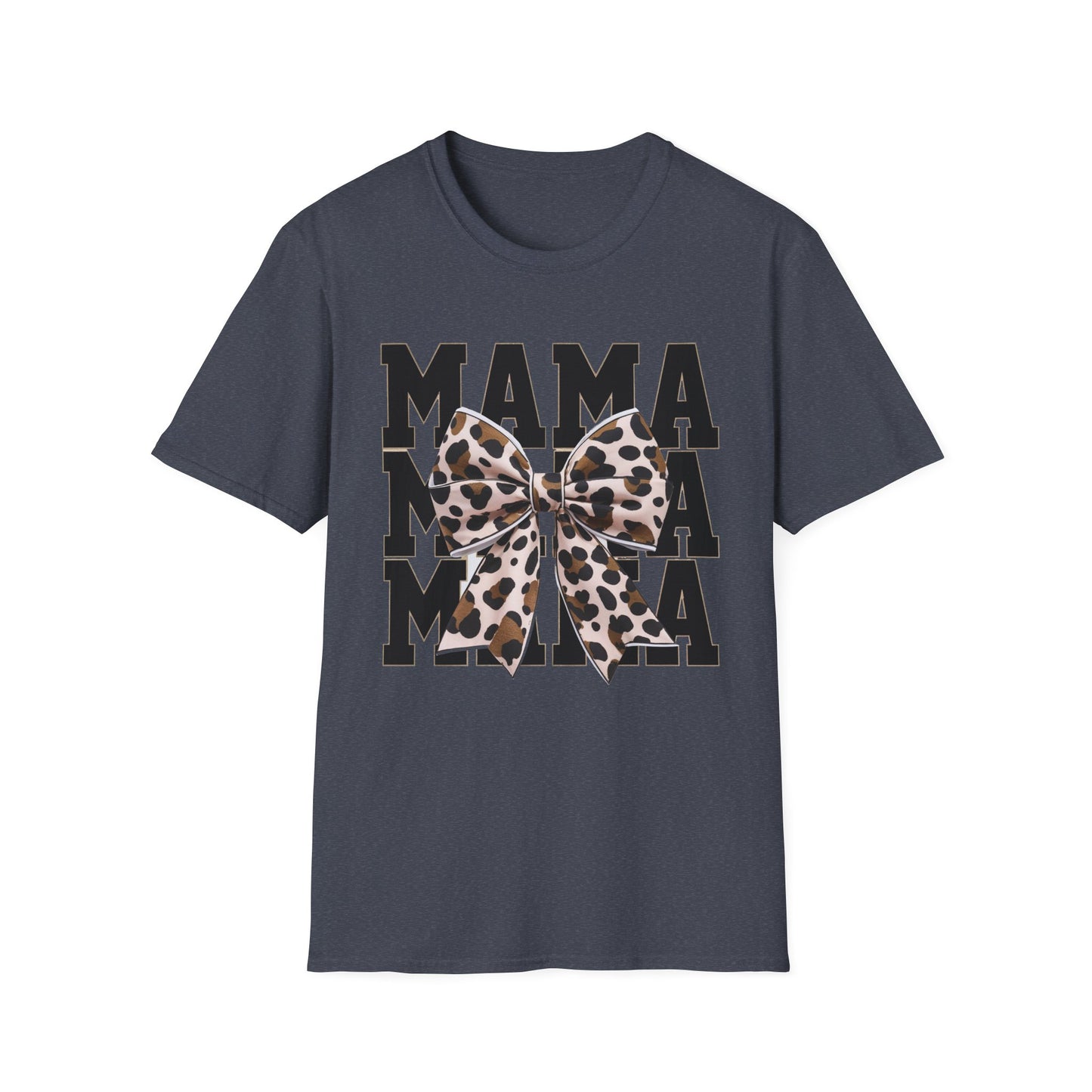 Mama Leopard Bow T-Shirt
