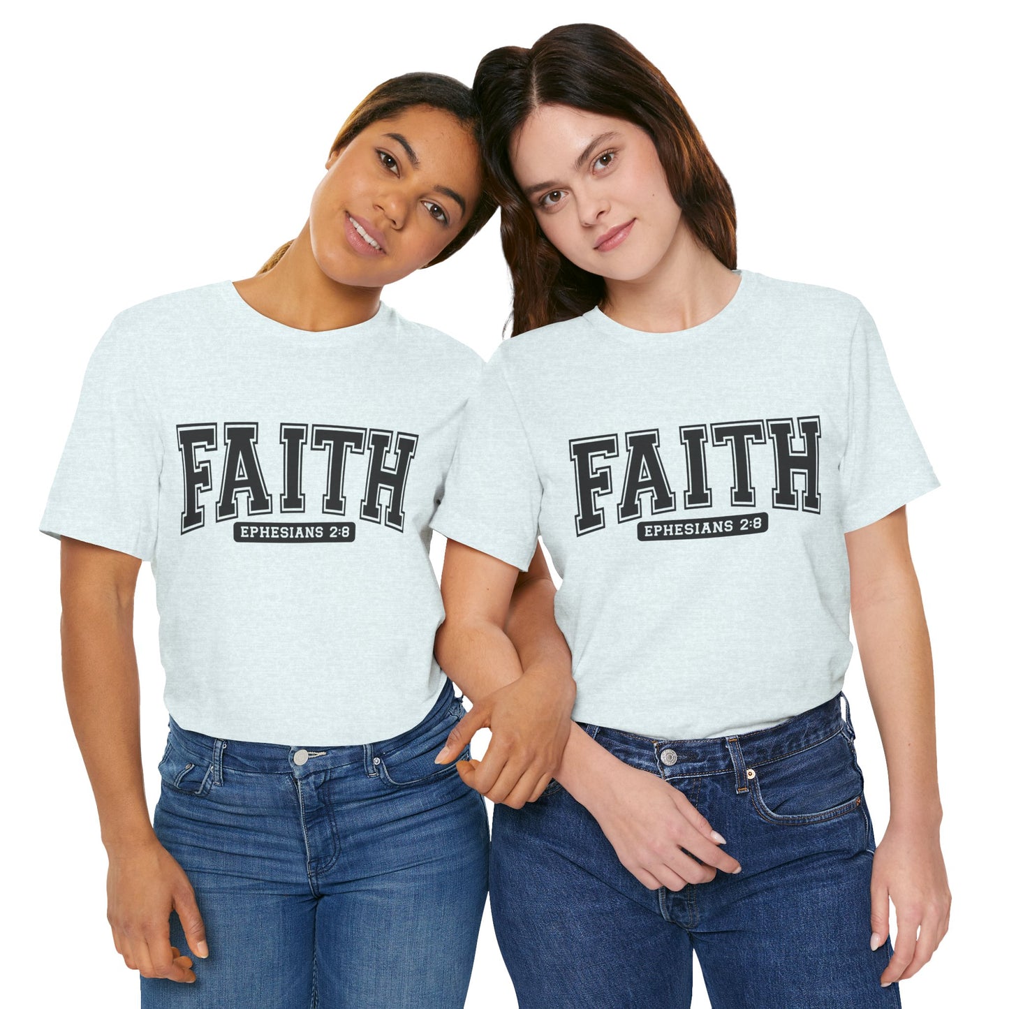 Faith Ephesians 2:8 T-Shirt — Christian Scripture Tee