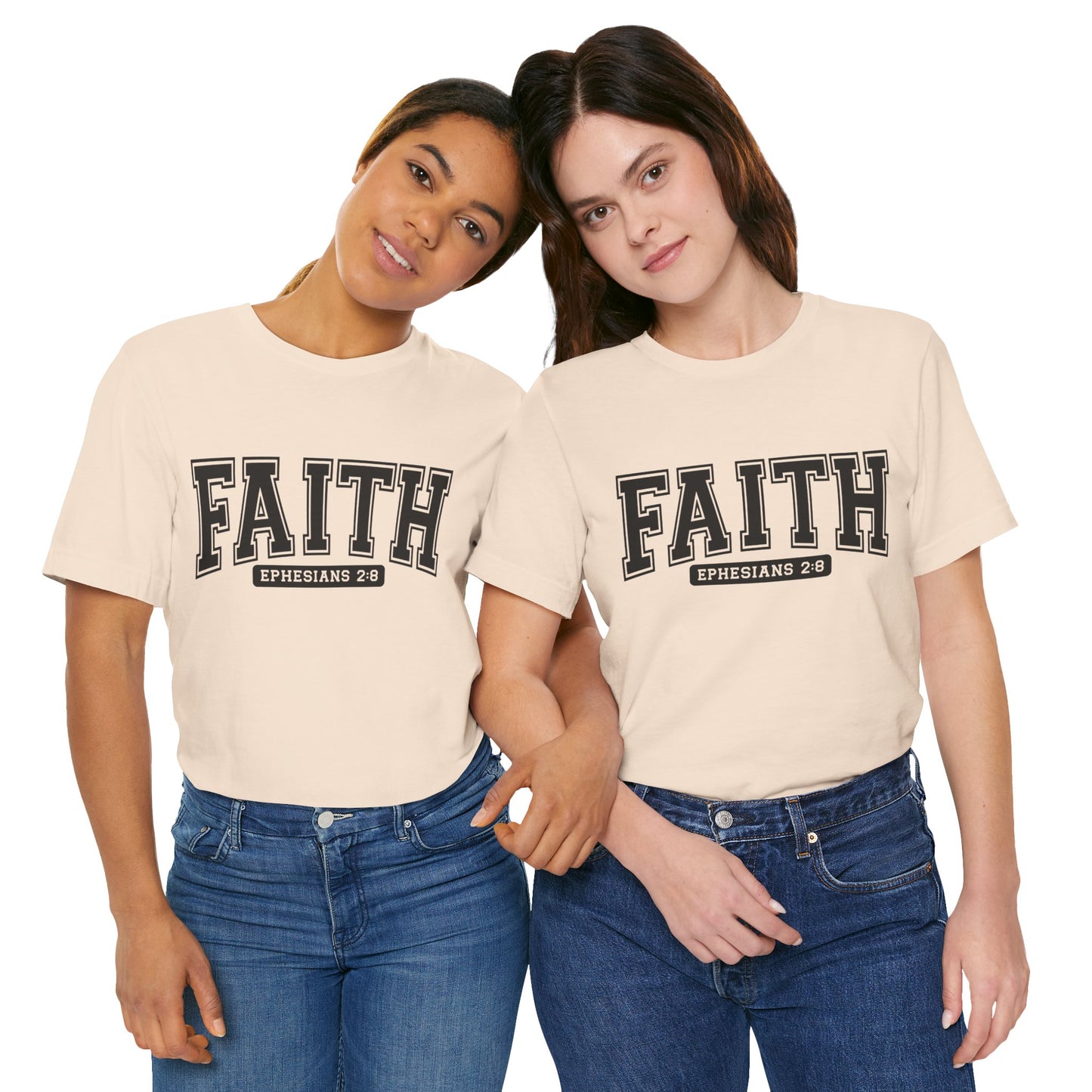 Faith Ephesians 2:8 T-Shirt — Christian Scripture Tee