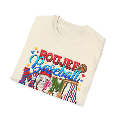 Rough & Rowdy Baseball Mama T-Shirt – Colorful Mom Baseball Shirt