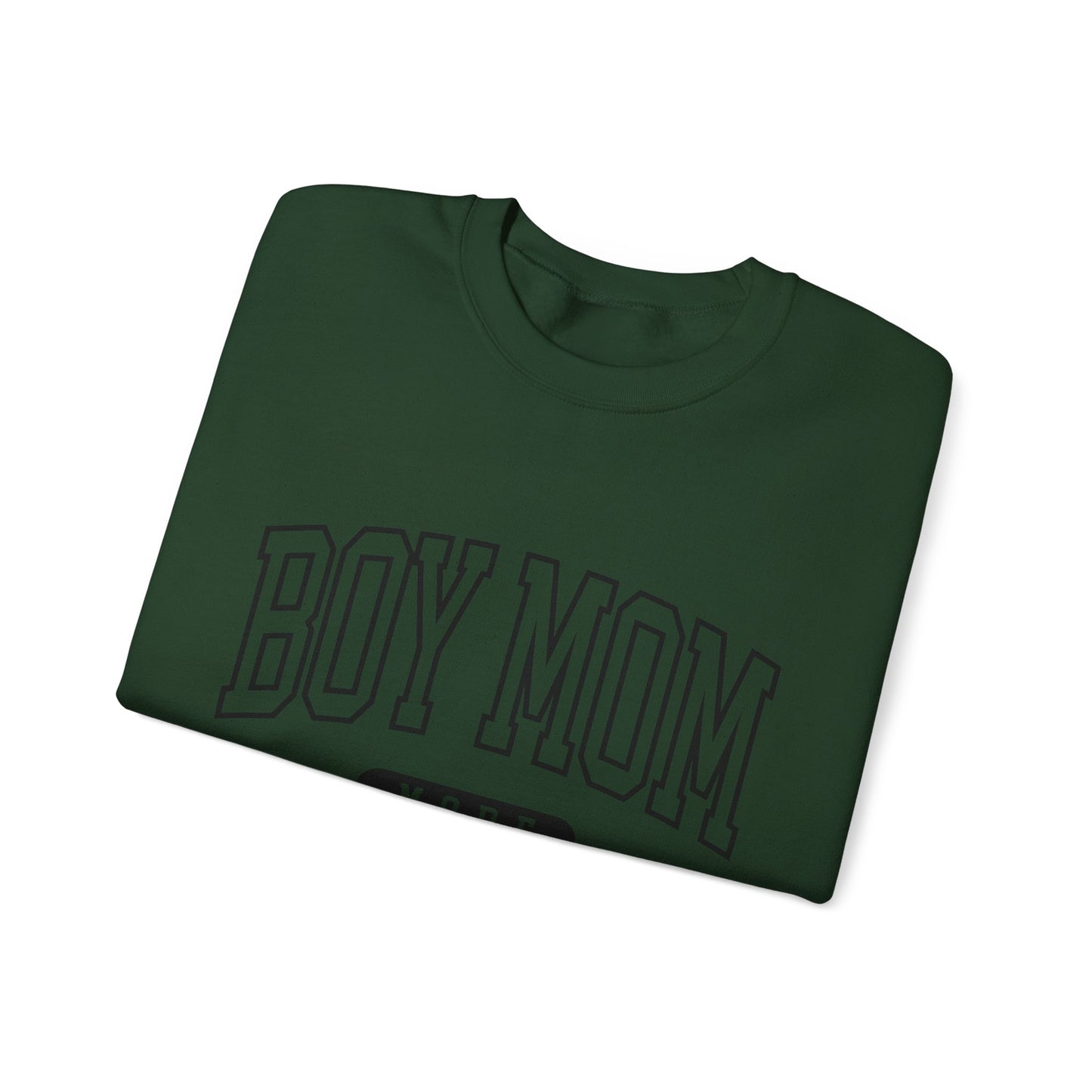 Boy Mom Crewneck Sweatshirt – "Boy Mom Mode: All Day Every Day"