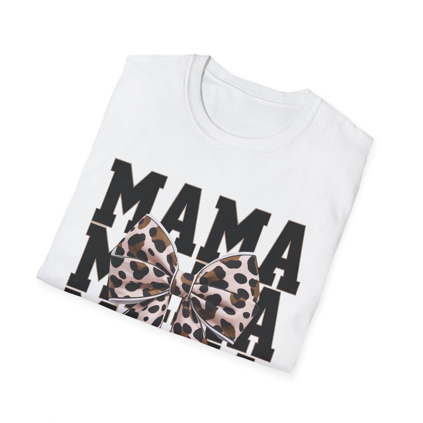 Mama Leopard Bow T-Shirt