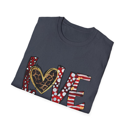 Love Like Jesus T-Shirt — Christian Faith Graphic Tee with Heart Lettering