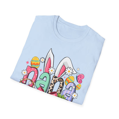 Nana Easter Bunny T-Shirt — Cute Spring Floral & Basket Design