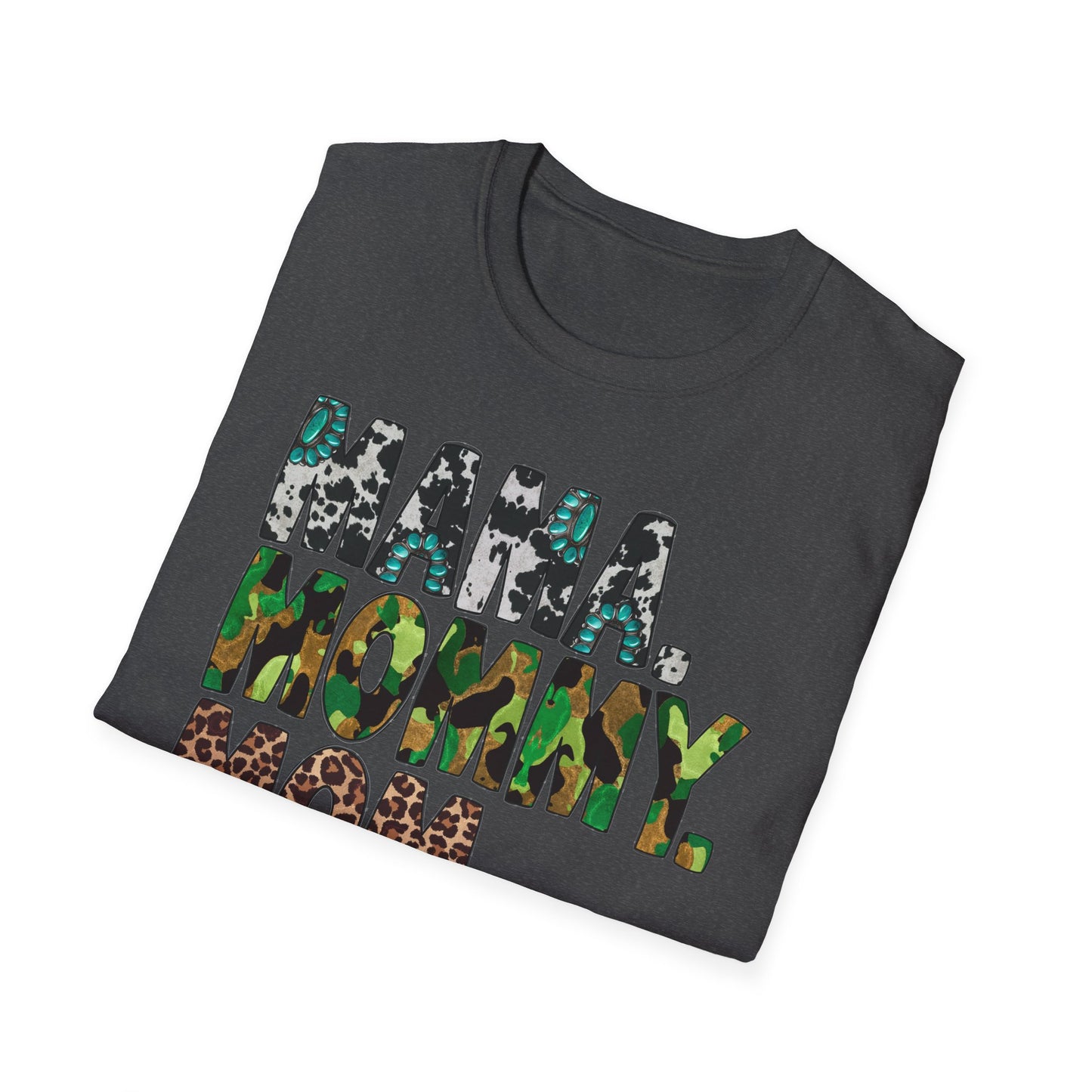 Mama, Mommy, Mom, Bruh. T‑Shirt — Mom Nickname Shirt for Mother’s Day