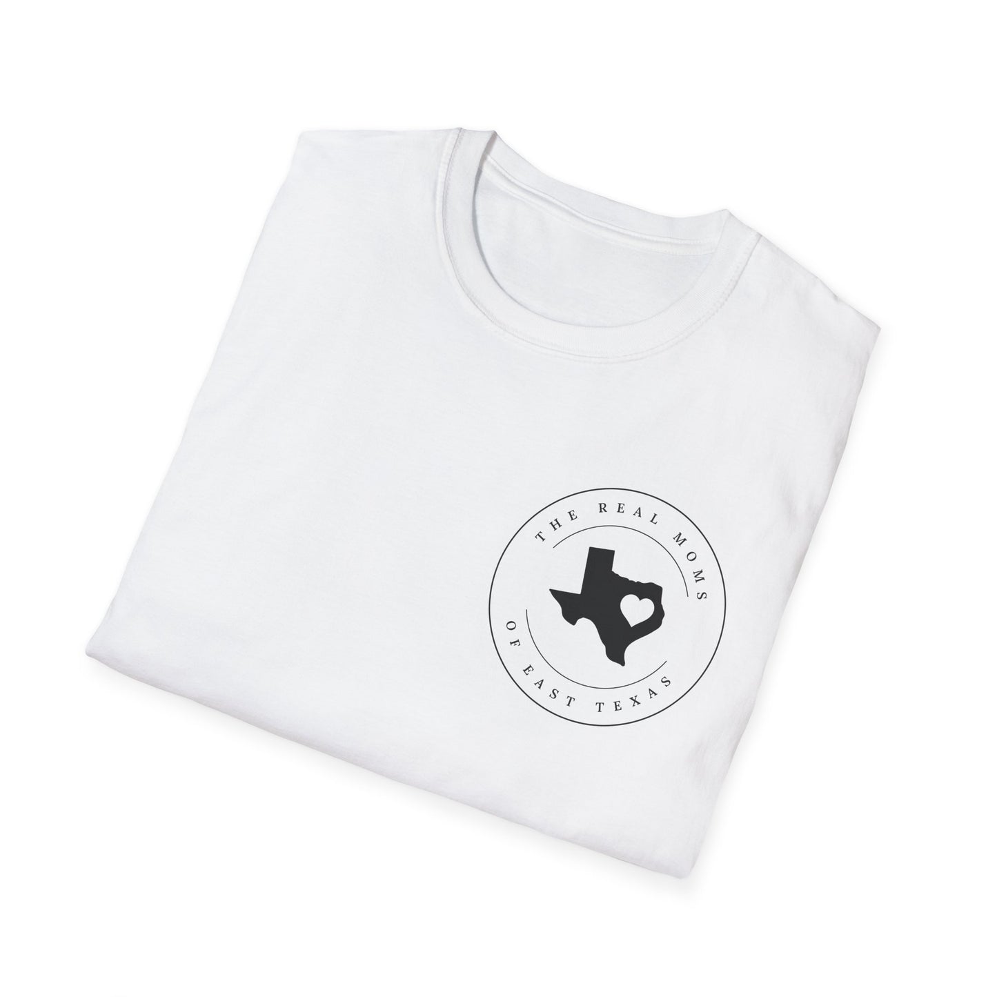 Texas Home State T-Shirt — Minimal Lone Star Outline Circle Design