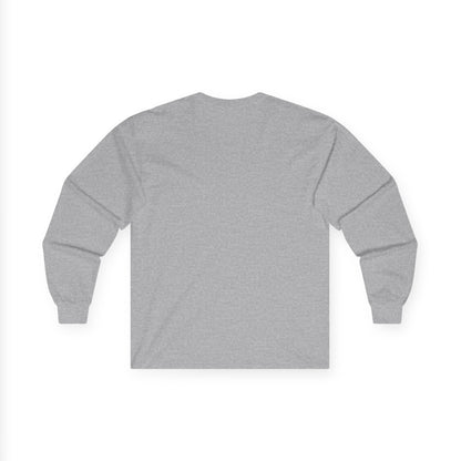 Long Sleeve Tee — "Not Lucky, Simply Blessed" Floral Christian Graphic