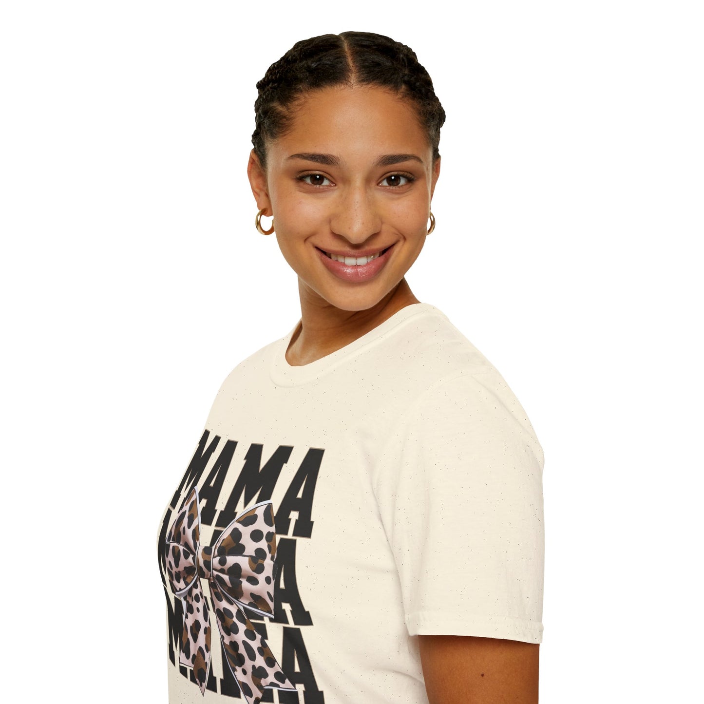 Mama Leopard Bow T-Shirt
