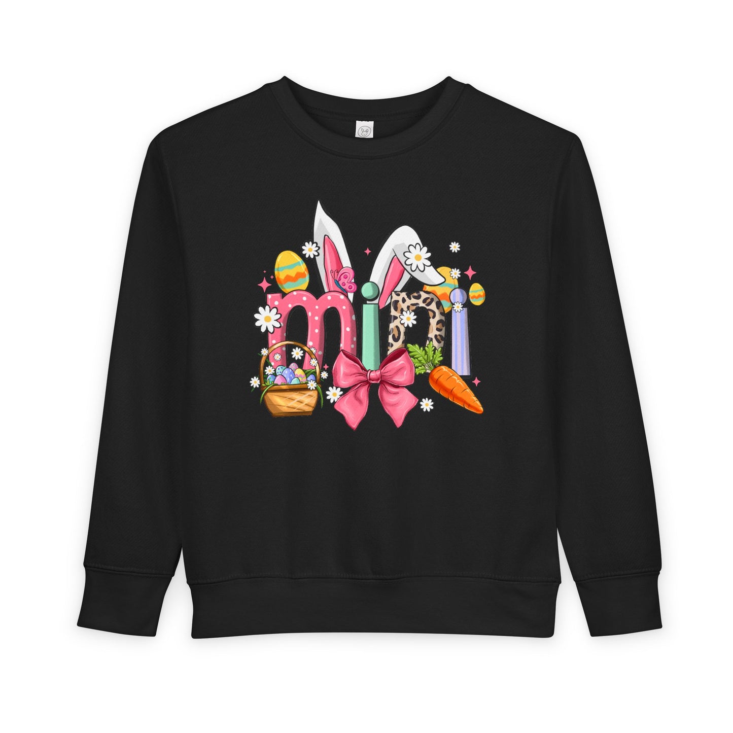 Easter Bunny Toddler Sweatshirt — Cute Spring Egg Hunt Graphic