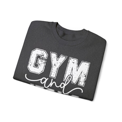 Gym and Jesus Sweatshirt — Faith & Fitness Crewneck