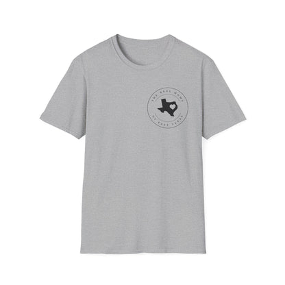 Texas Home State T-Shirt — Minimal Lone Star Outline Circle Design