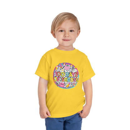 Toddler Tee — "100 Days of School" Colorful Celebration Shirt