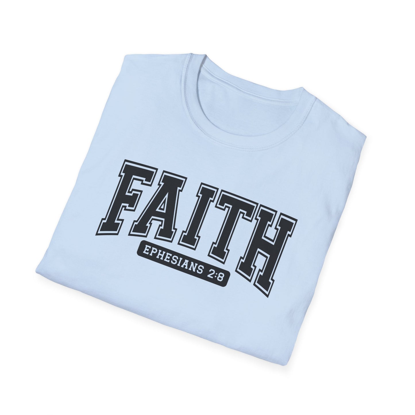 Faith Ephesians 2:8 T-Shirt — Christian Faith Graphic Tee
