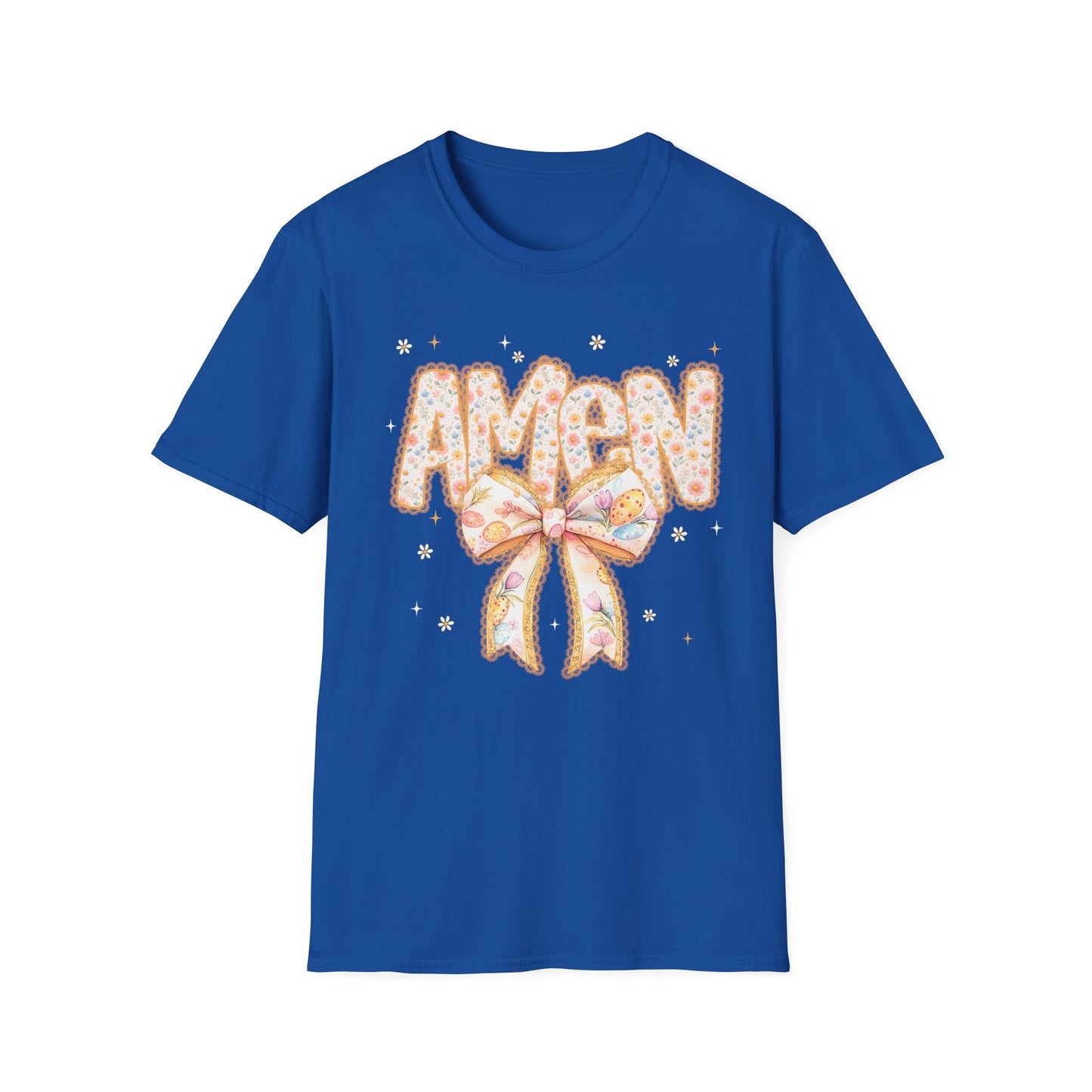 Floral Bow 'AMEN' Mother's Day Tee