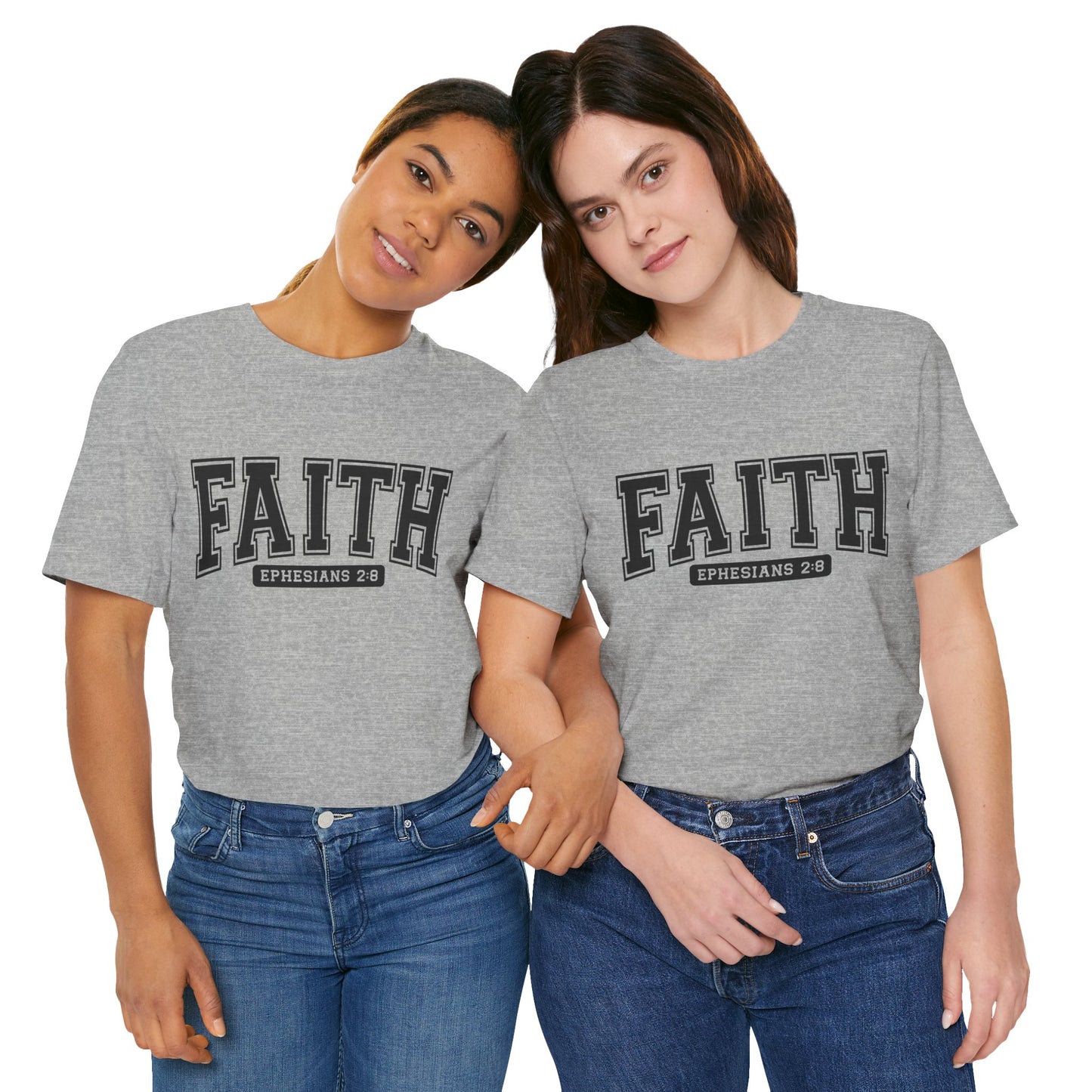 Faith Ephesians 2:8 T-Shirt — Christian Scripture Tee