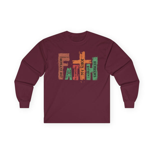 Long Sleeve Tee — Positive Christian Kids Faith Shirt