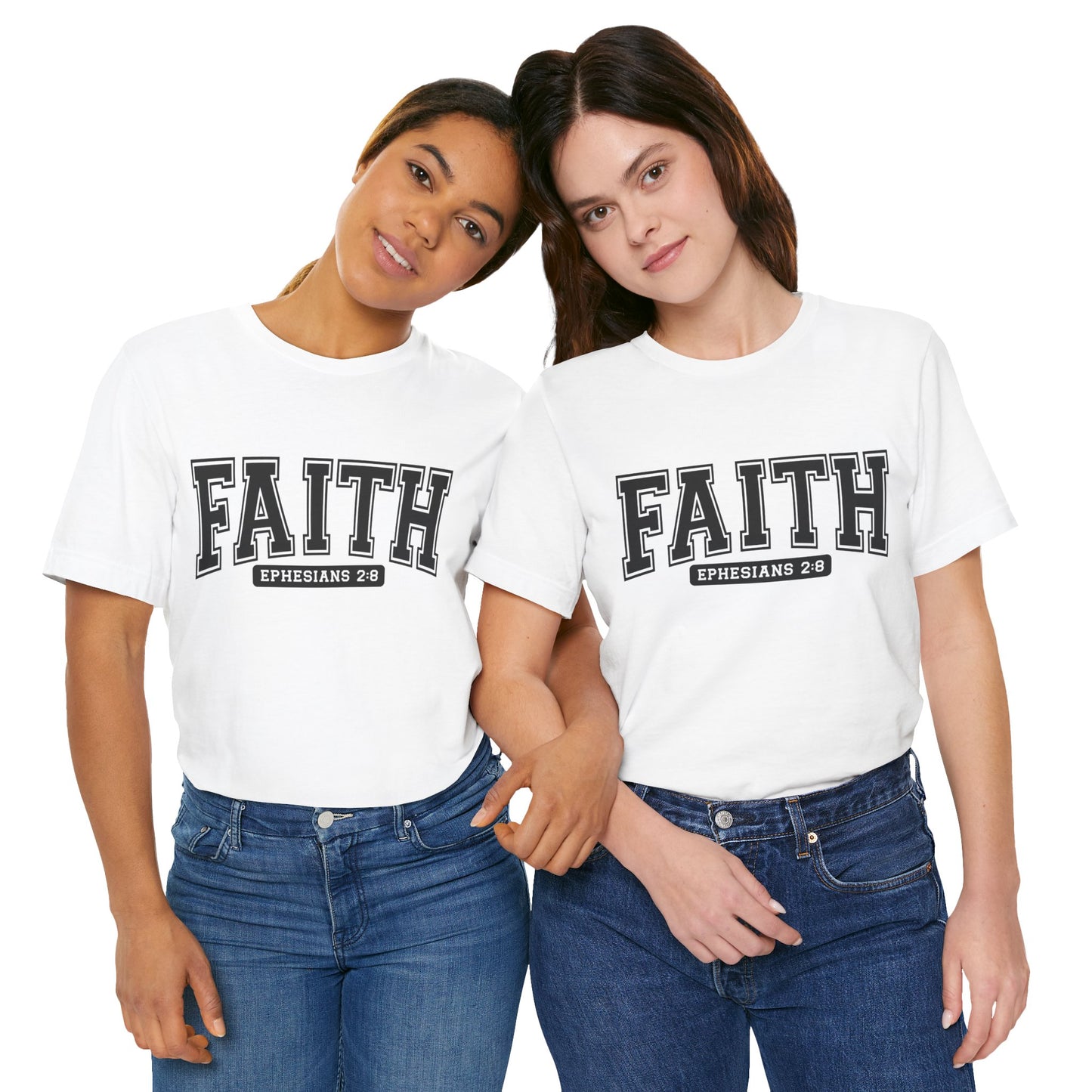 Faith Ephesians 2:8 T-Shirt — Christian Scripture Tee
