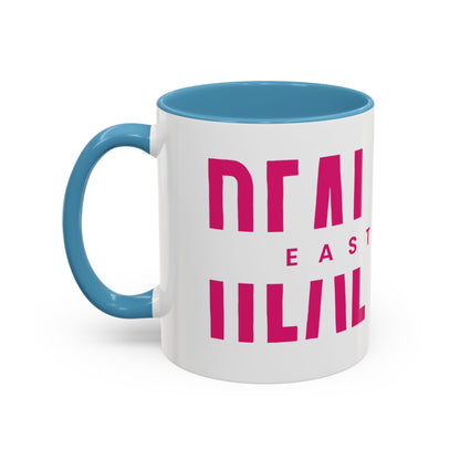 Accent Coffee Mug — "MOM" Bold Pink East Texas Mom Gift