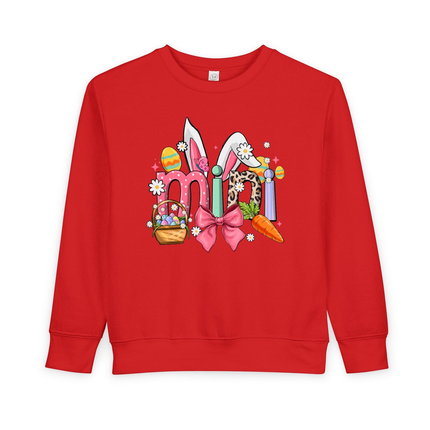 Easter Bunny Toddler Sweatshirt — Cute Spring Egg Hunt Graphic