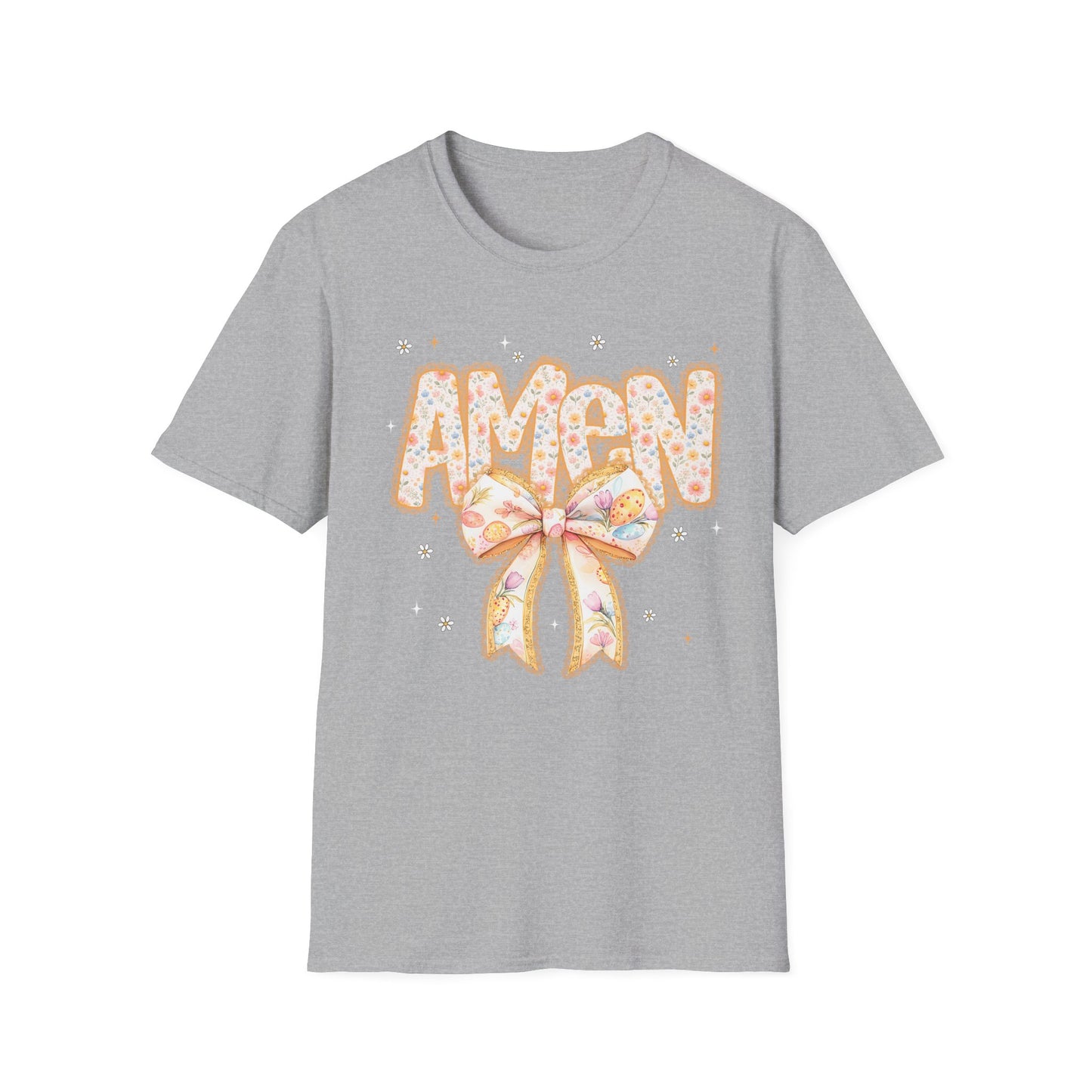 Floral Bow 'AMEN' Mother's Day Tee