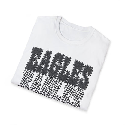 Eagles Retro Stack T-Shirt — Vintage Varsity Graphic Tee