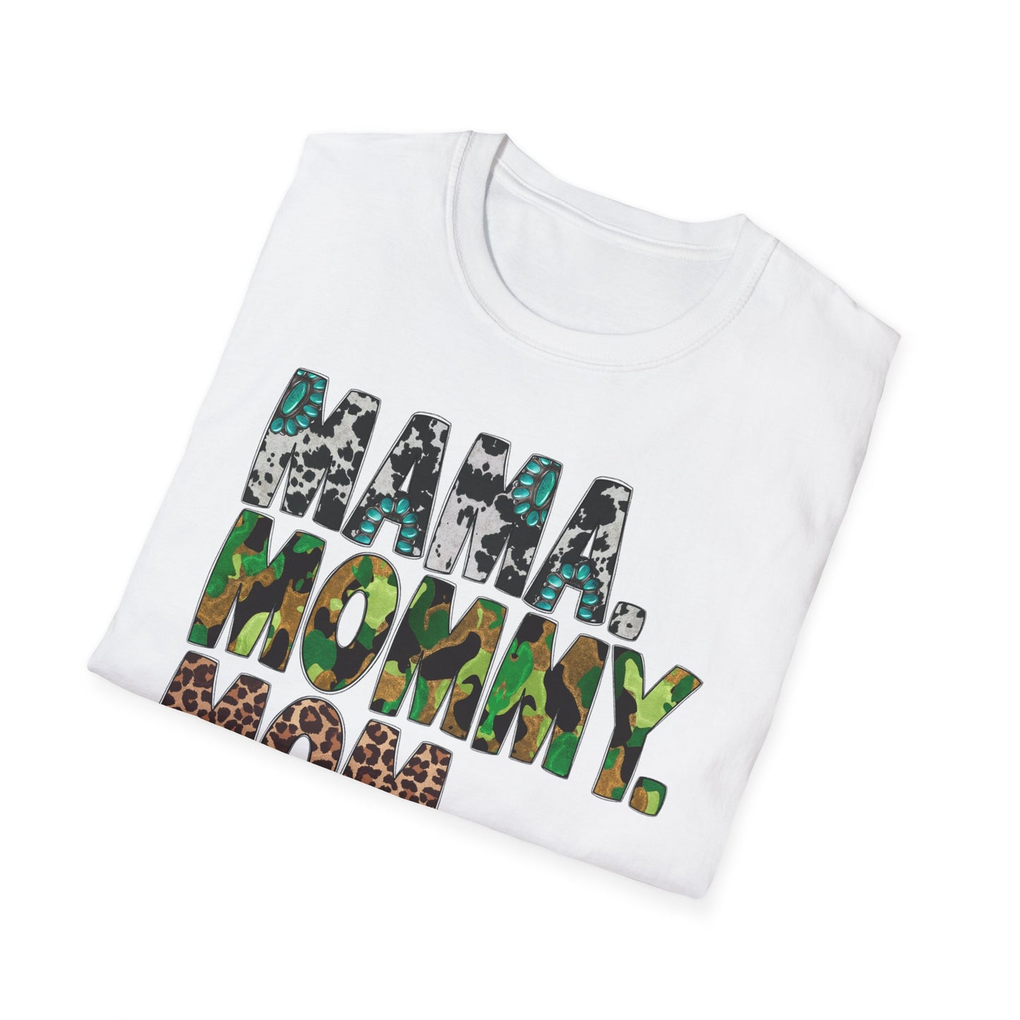 Mama, Mommy, Mom, Bruh. T‑Shirt — Mom Nickname Shirt for Mother’s Day