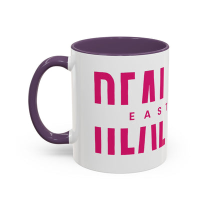 Accent Coffee Mug — "MOM" Bold Pink East Texas Mom Gift