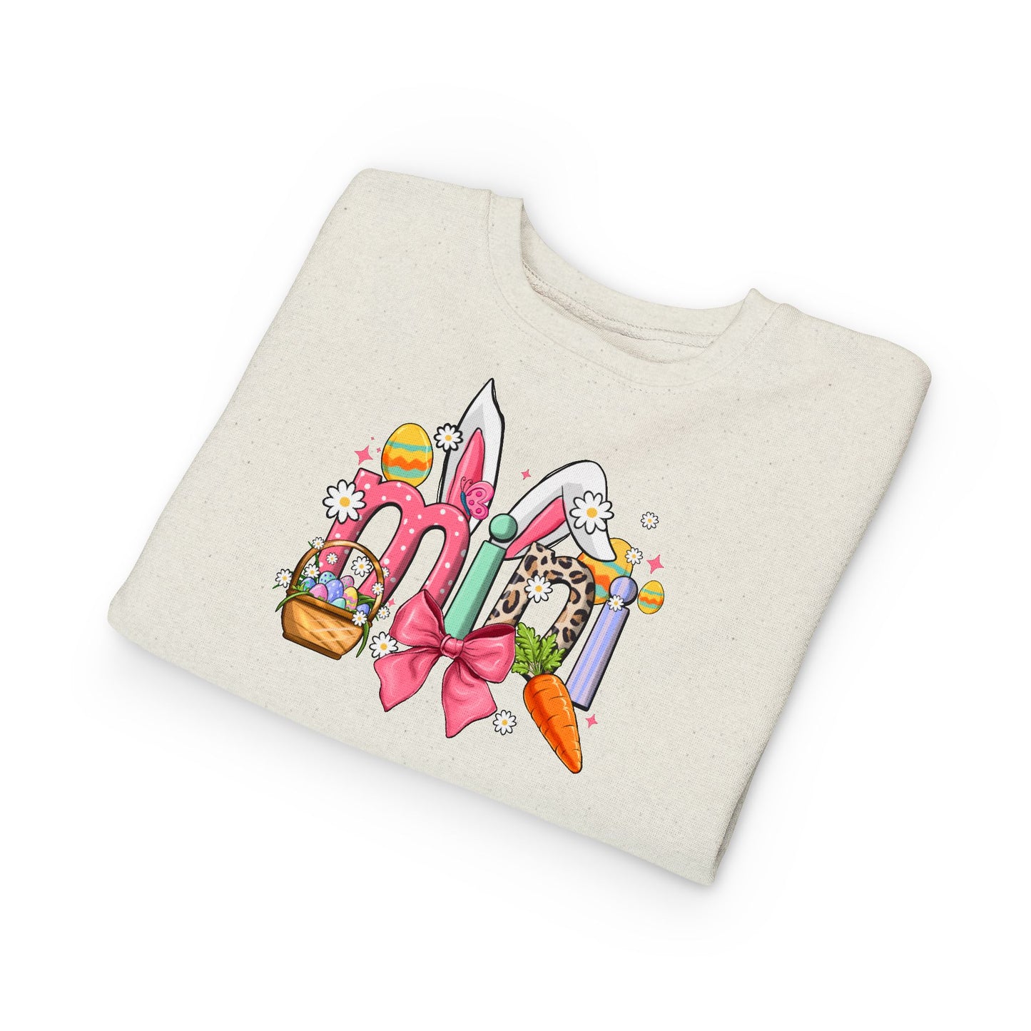 Easter Bunny Toddler Sweatshirt — Cute Spring Egg Hunt Graphic