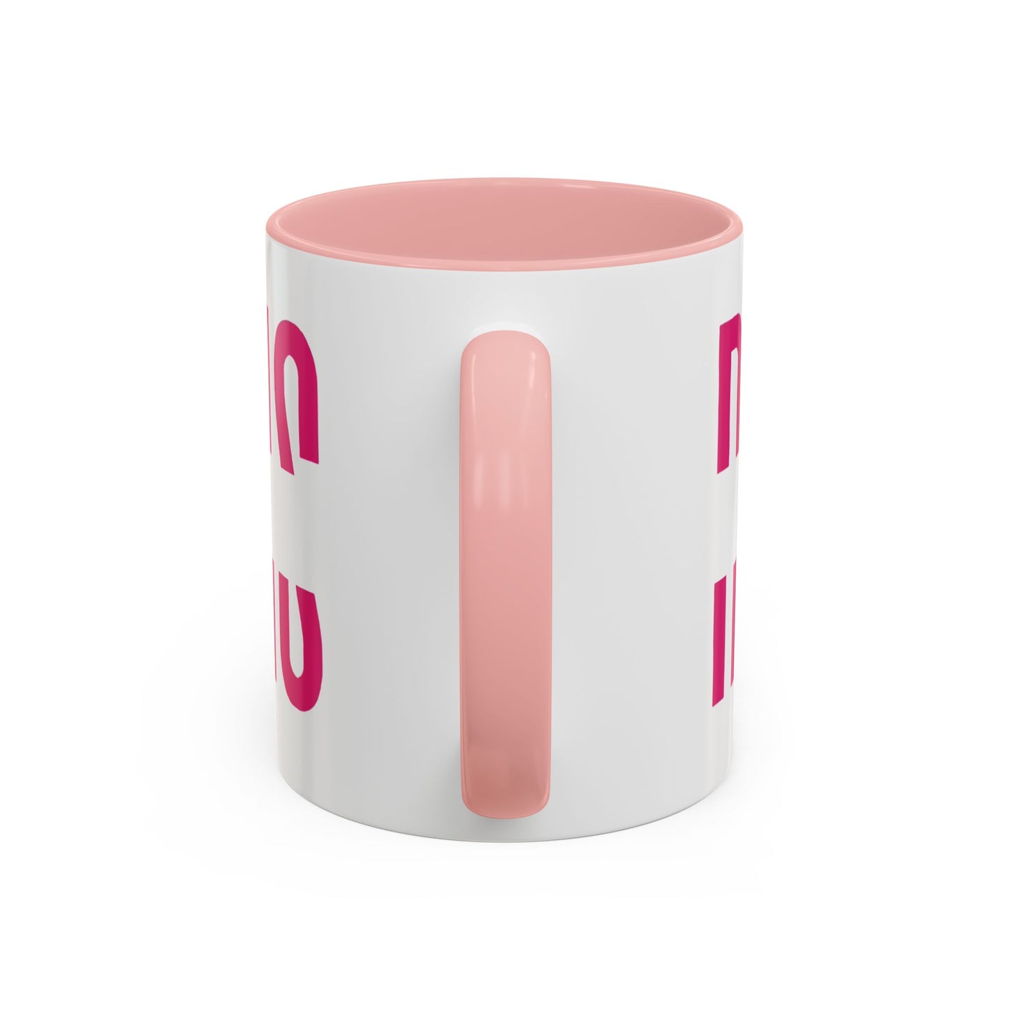 Accent Coffee Mug — "MOM" Bold Pink East Texas Mom Gift