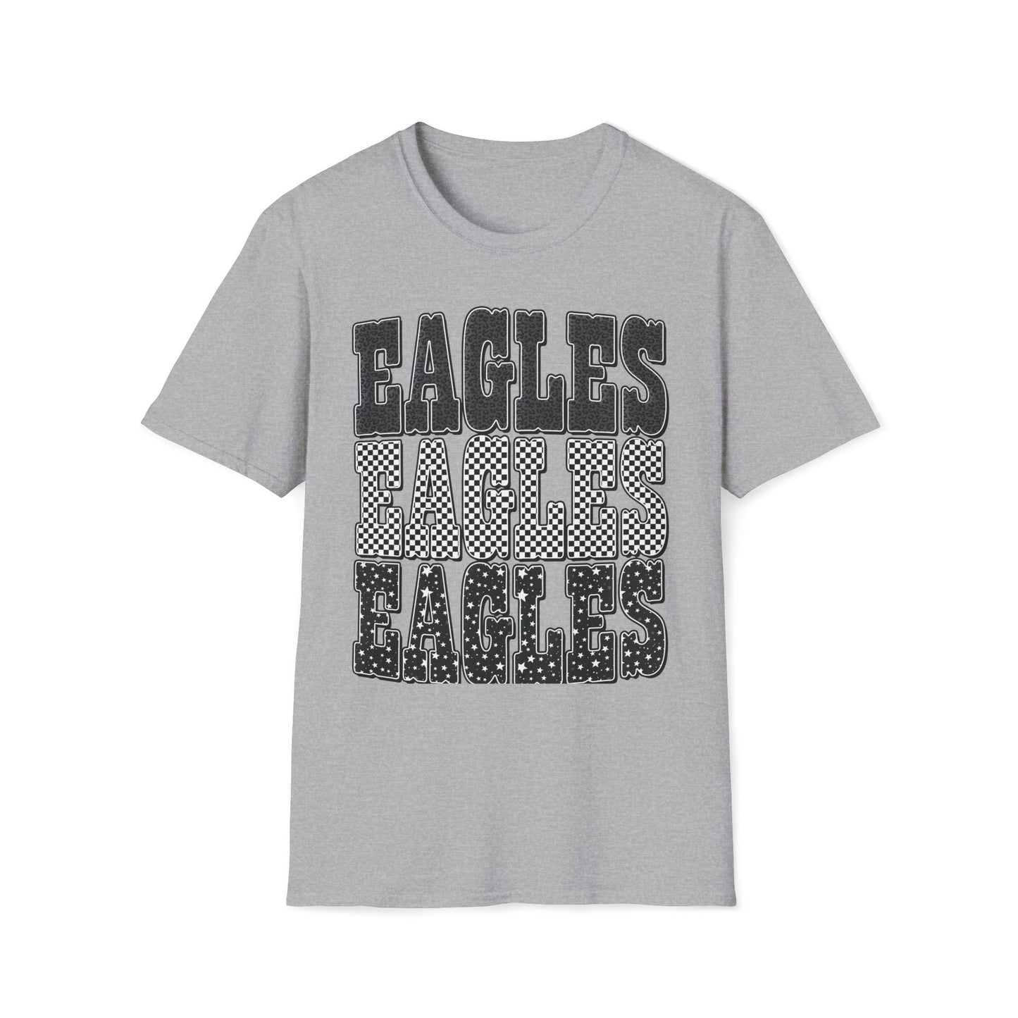 Eagles Retro Stack T-Shirt — Vintage Varsity Graphic Tee