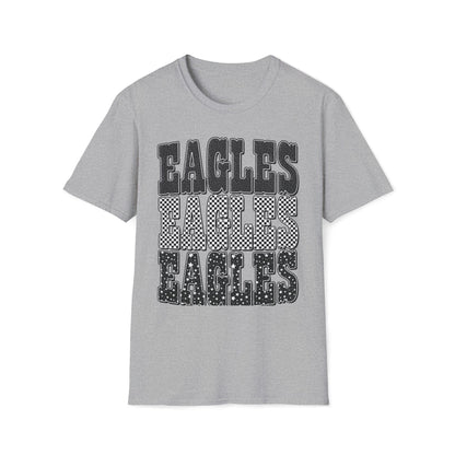 Eagles Retro Stack T-Shirt — Vintage Varsity Graphic Tee