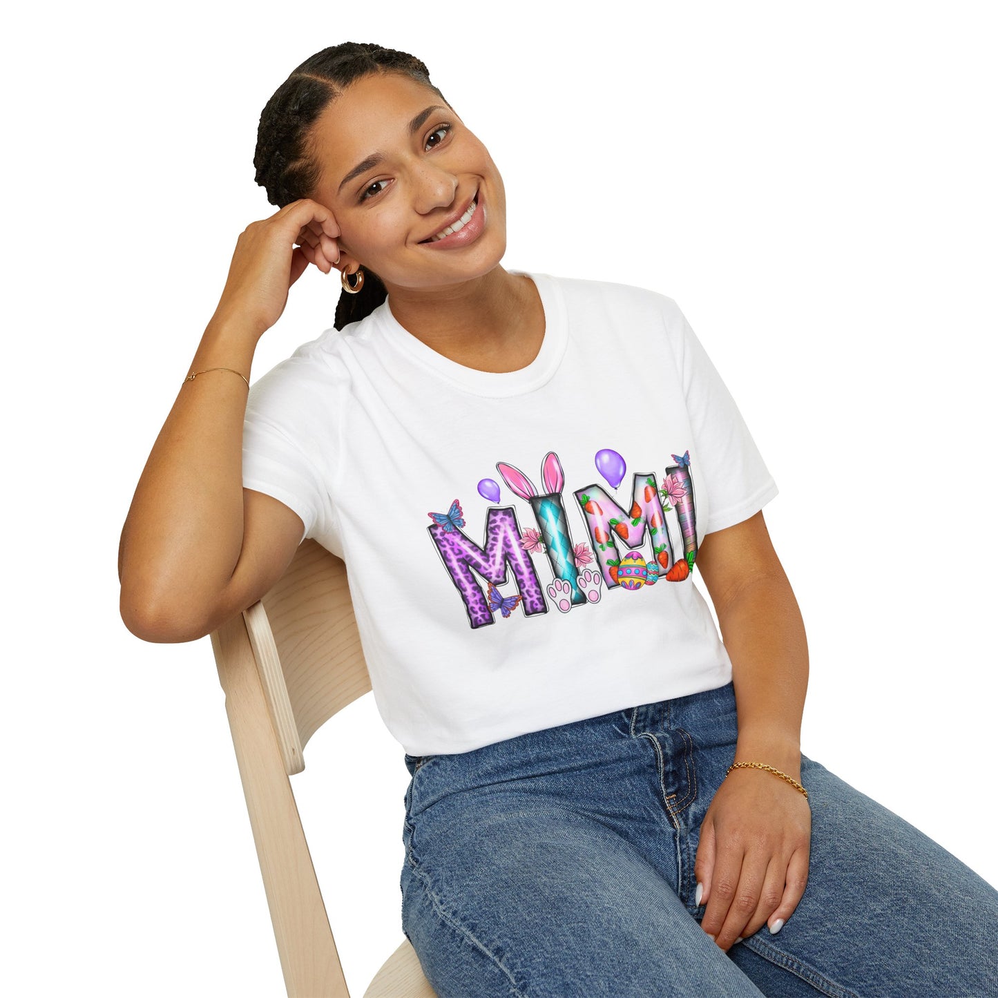 Mimi Spring Floral Graphic T‑Shirt