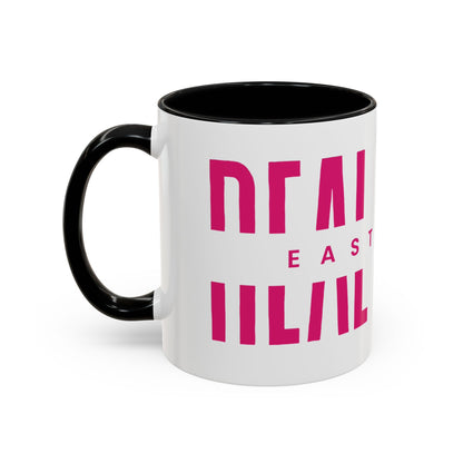 Accent Coffee Mug — "MOM" Bold Pink East Texas Mom Gift