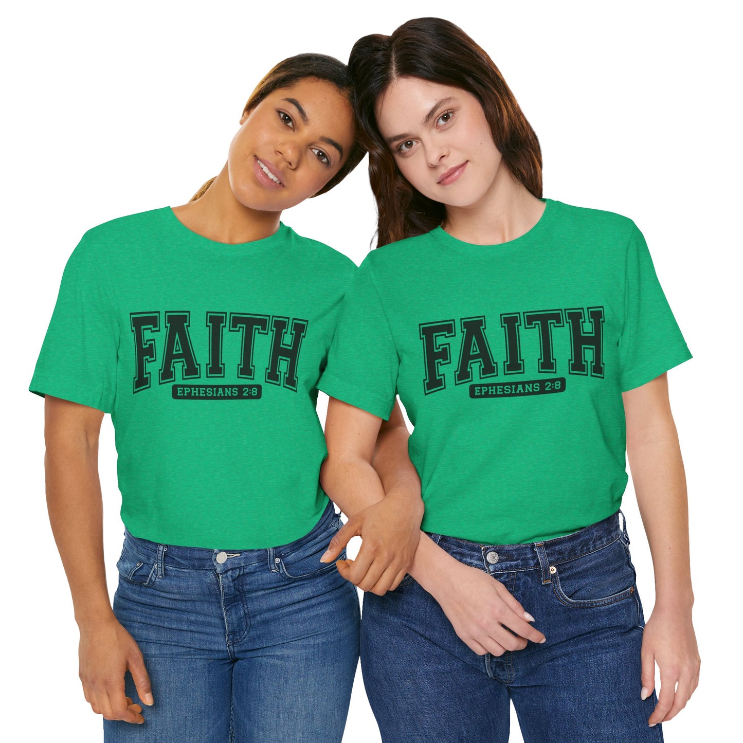 Faith Ephesians 2:8 T-Shirt — Christian Scripture Tee