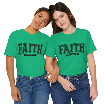 Faith Ephesians 2:8 T-Shirt — Christian Scripture Tee