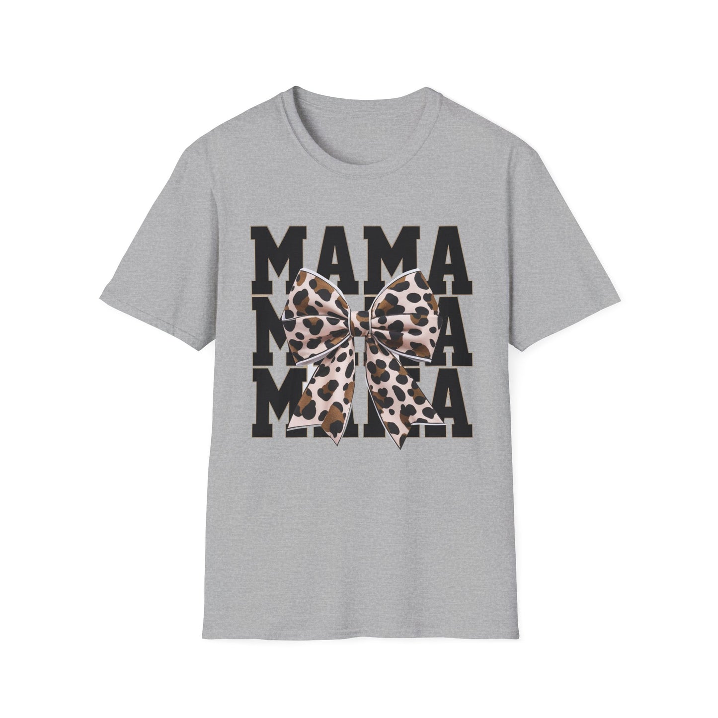 Mama Leopard Bow T-Shirt