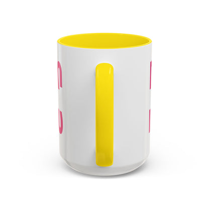 Accent Coffee Mug — "MOM" Bold Pink East Texas Mom Gift