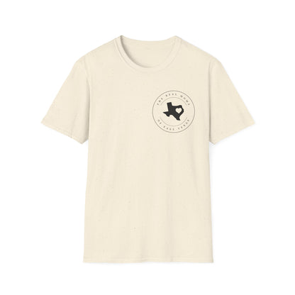 Texas Home State T-Shirt — Minimal Lone Star Outline Circle Design