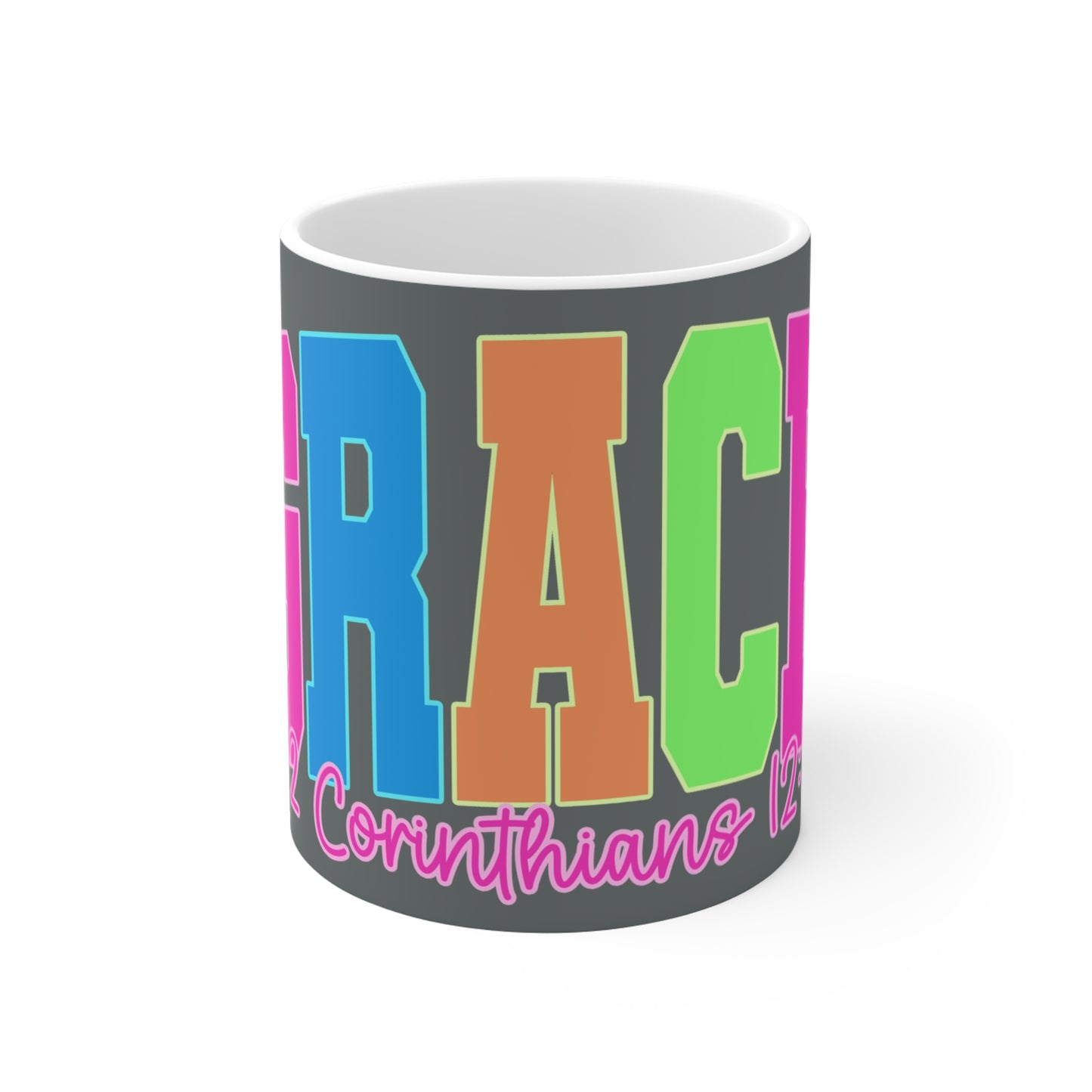 Grace 11oz Mug — Colorful Coffee Cup