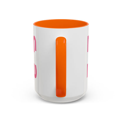 Accent Coffee Mug — "MOM" Bold Pink East Texas Mom Gift