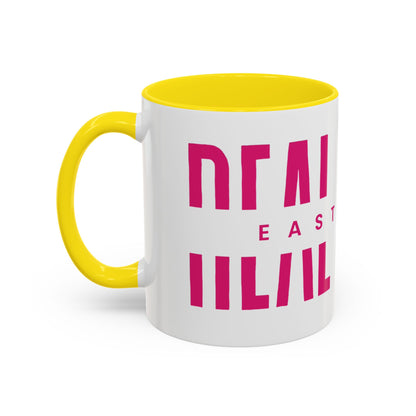 Accent Coffee Mug — "MOM" Bold Pink East Texas Mom Gift