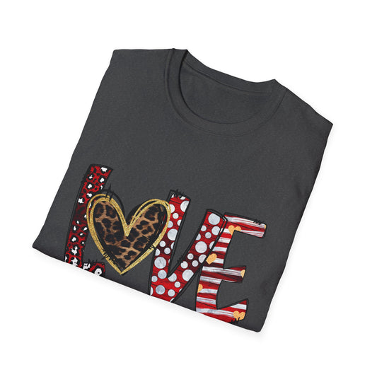 Love Like Jesus T-Shirt — Christian Faith Graphic Tee with Heart Lettering