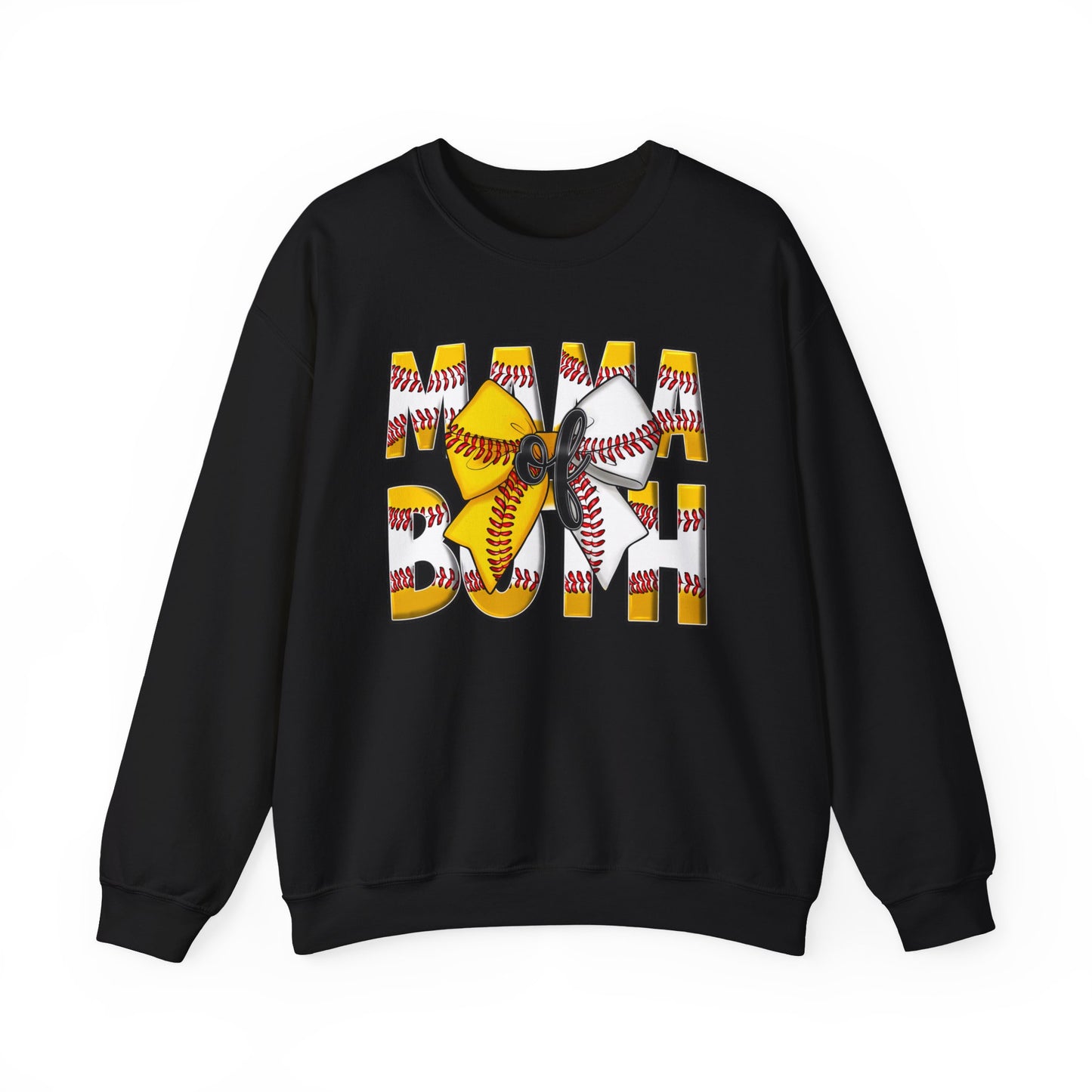 Crewneck Sweatshirt - Mama Pitch Softball/Baseball Graphic