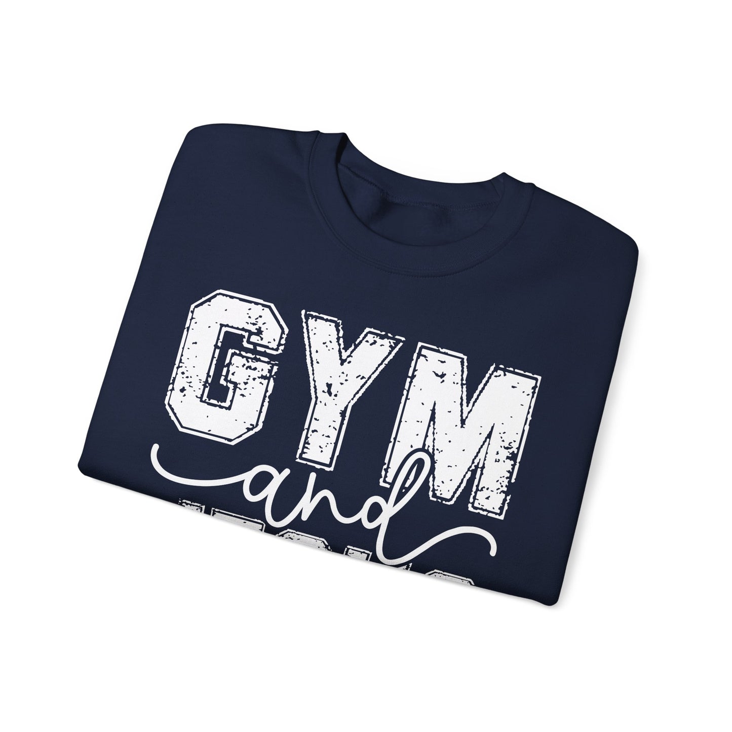 Gym and Jesus Sweatshirt — Faith & Fitness Crewneck