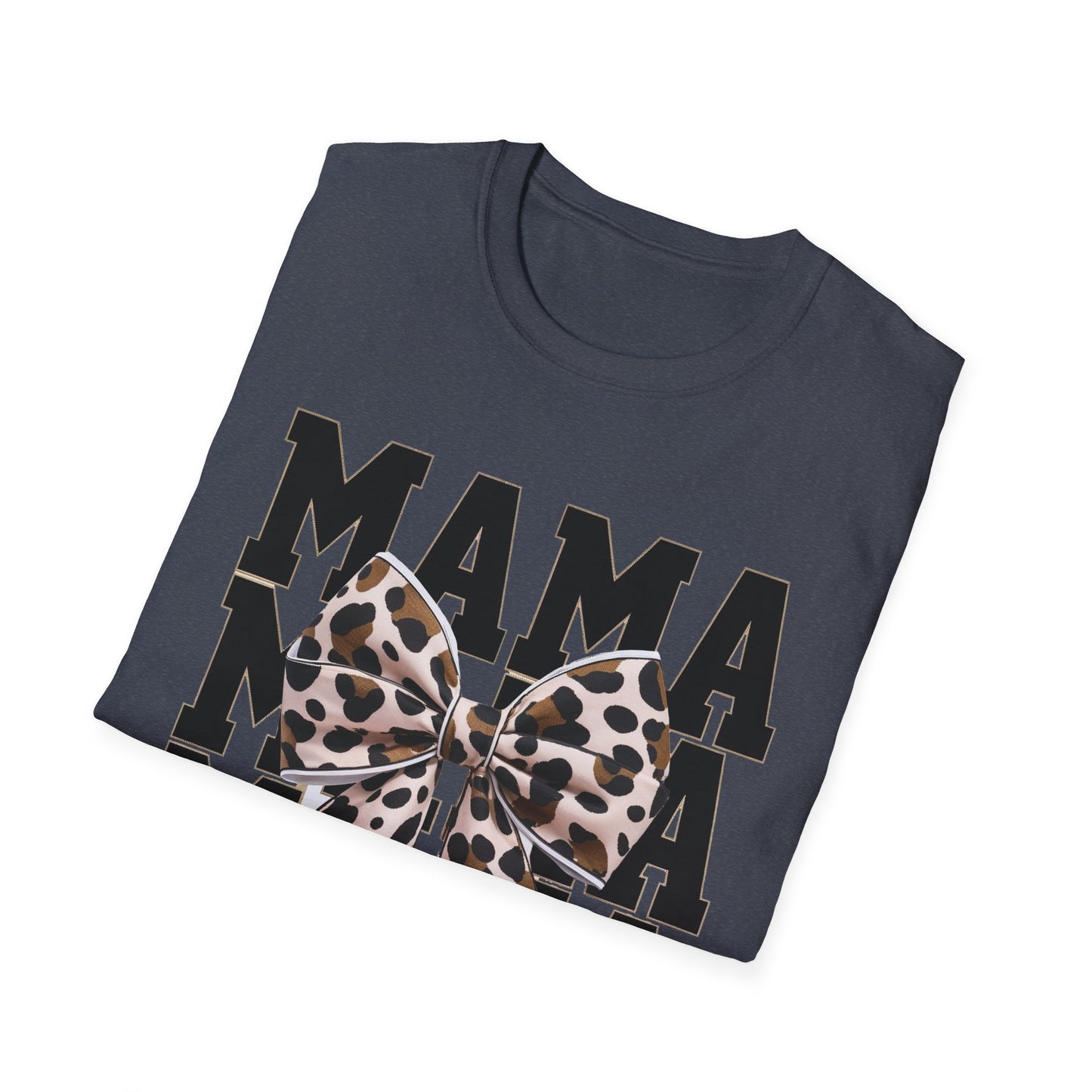 Mama Leopard Bow T-Shirt